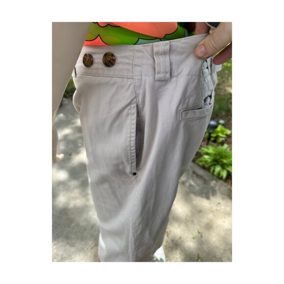 Y2K Tommy Hilfiger Belt Back Trousers Pants Suspender Buttons Straight Leg - Picture 8 of 12